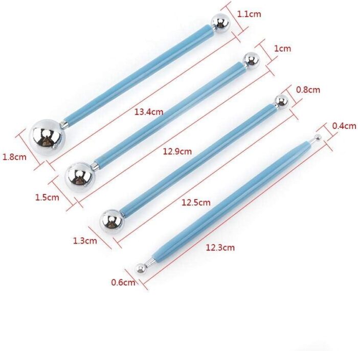 Double-Ended Metal Ball Cake Decorating Tools - Cake Tools - Cake Decorating Tools - Full View