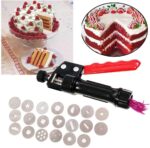 Sugarcraft Gun Extruder - Cake Tools - Cake Decorating Tools - Showing Size