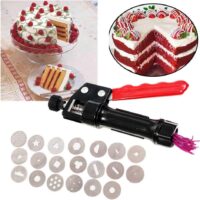Sugarcraft Gun Extruder - Cake Tools - Cake Decorating Tools - Showing Size