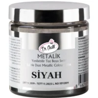 Dr. Gusto Edible Metallic Dust Silver 25g - DR Gusto - Cake Decorating Tools - Close-up View