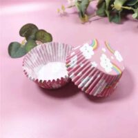 100 Pcs Set Paper Cupcake Baking Liner 2