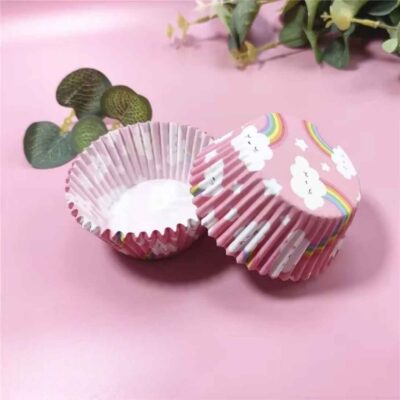 100 Pcs Set Paper Cupcake Baking Liner 2