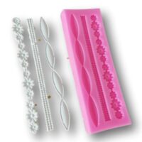Vintage Scroll Border Silicone Mold - Cake Tools - Silicone Moulds - Full View