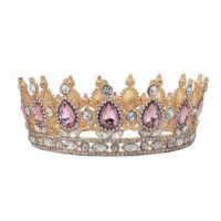 Queen Crown Cake topper Gold - Cake Tools - Figure Toppers - Showing Size