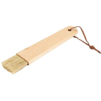 Wooden Flat Handle Pastry Brush - Cake Tools - Cake Decorating Tools - Full View