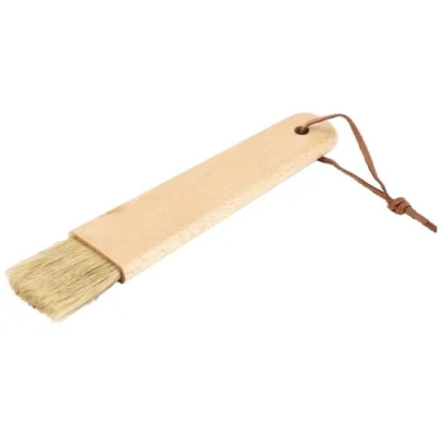 Wooden Flat Handle Pastry Brush - Cake Tools - Cake Decorating Tools - Full View