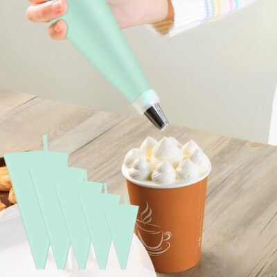 Reusable Silicone Piping Pastry Bag Medium - Cake Tools - Cake Decorating Tools - Full View