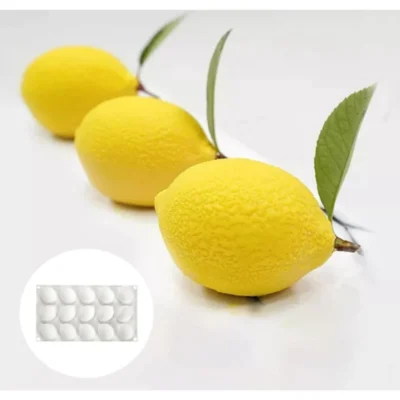 15 Cavity Lemon Shape Mousse cake Silicone Baking Pan
