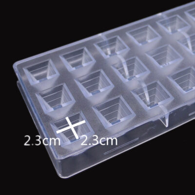 21 Cavity Pyramid Shape Polycarbonate Chocolate Mould - Cake Tools - Polycarbonate Moulds - Product Detail
