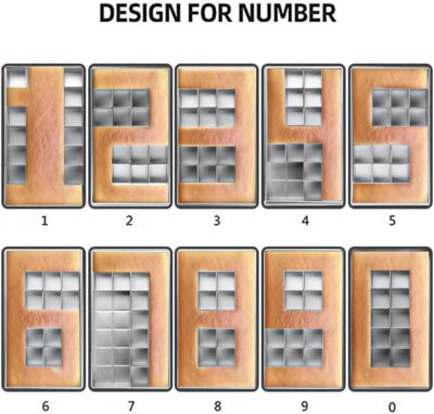 DIY Numbers Alphabet Letter Non-Stick Rectangle Cake Pan - Cake Tools - Baking Tools & Equipments - Product Detail