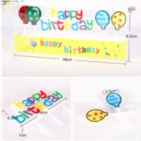 Happy Birthday Candles - Cake Tools - Non-Edible Supplies - On Display