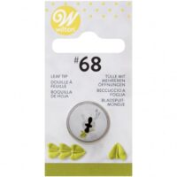 Wilton Leaf Decorating Tip #068 - Wilton - Piping Nozzles - Close-up View