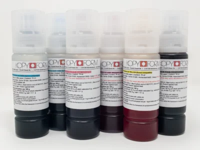 Edible Ink Bottles for EPSON Printers 6 Colors Set - Kopyform - Edible Printing Supplies - On Display