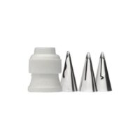 Ateco 4 Piece Ruffle Tube Tip Set - Ateco - Piping Nozzles - On Display