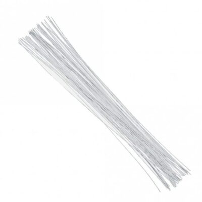 Hamilworth 22 Gauge White Florist Wire x 25 - Hamilworth - Sugar flowers Essentials - Close-up View
