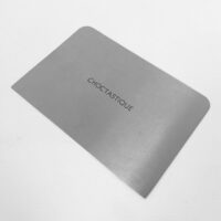 Choctastique Stainless Steel Cake Scraper Small - Choctastique - Cake Decorating Tools - Full View