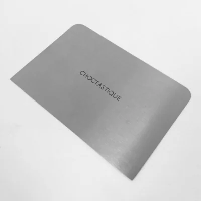 Choctastique Stainless Steel Cake Scraper Small - Choctastique - Cake Decorating Tools - Full View