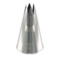 JEM Decorating Tip #1M – Compatible with Wiltons - JEM - Piping Nozzles - Close-up View