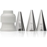 Ateco Writing Tube Tip Set 4 Pieces - Ateco - Piping Nozzles - Showing Size