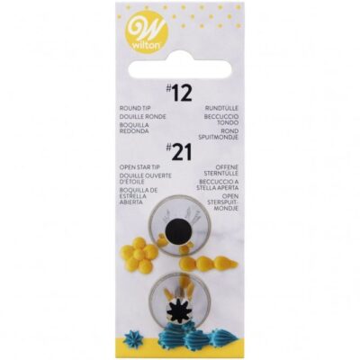 Wilton Decorating Tip Set #012, #021 - Wilton - Piping Nozzles - On Display