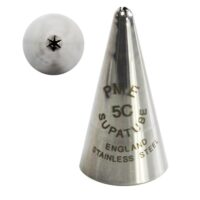 PME Small Closed Star – Supatube 5C Piping Nozzle Tube Tip - PME - Piping Nozzles - On Display