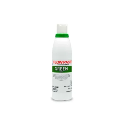 Kopykake Flow Paste Green Leaf 8 oz - KOPYKAKE - Water Based Food Coloring - Close-up View