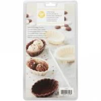 Wilton Dessert Shell Candy Mould - Wilton - Chocolate Moulds - Showing Size