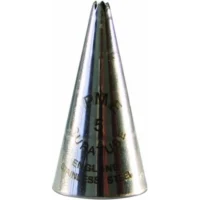 Supatube 5 – Piping Nozzle Tube Tip – Open Star - PME - Cake Decorating Tools - Full View