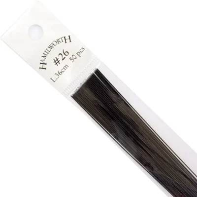 Hamilworth 26 Gauge Metallic Black Florist Wires - Hamilworth - Sugar flowers Essentials - Product Detail