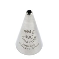 PME Supatube ST43C – Piping Nozzle Tube Tip – Medium Rope Closed - PME - Piping Nozzles - Showing Size