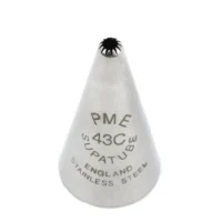 PME Supatube ST43C – Piping Nozzle Tube Tip – Medium Rope Closed - PME - Piping Nozzles - Showing Size