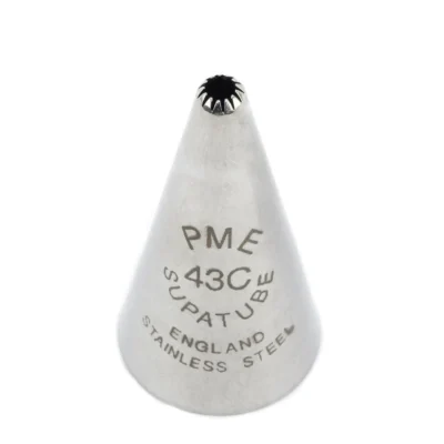 PME Supatube ST43C – Piping Nozzle Tube Tip – Medium Rope Closed - PME - Piping Nozzles - Showing Size