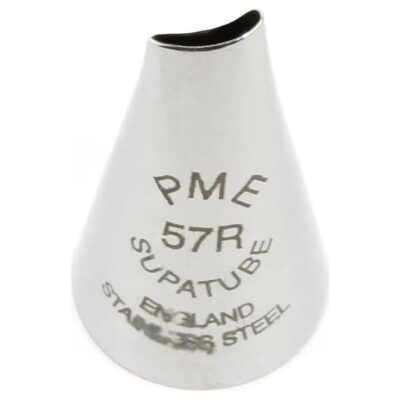 PME Supatube 57R – Piping Nozzle Tube Tip – Petal Right Hand - PME - Piping Nozzles - Product Detail