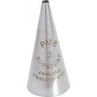 PME Supatube 3 – Piping Nozzle Tube Tip – Medium Line / Writing - PME - Piping Nozzles - Close-up View
