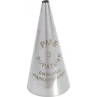 PME Supatube 3 – Piping Nozzle Tube Tip – Medium Line / Writing - PME - Piping Nozzles - Close-up View