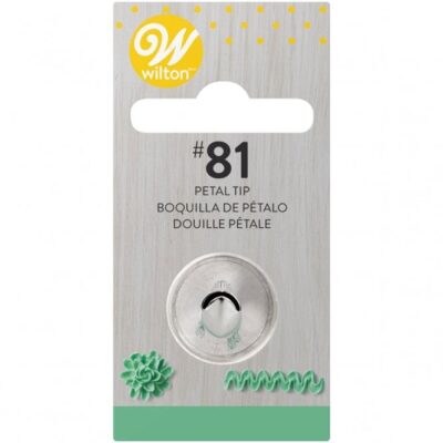 Wilton Specialty Decorating Tip #081 - Wilton - Piping Nozzles - Showing Size