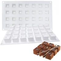 Square Grooves Mousse Cake Silicone Baking Pan - Cake Tools - Baking Tools & Equipments - On Display