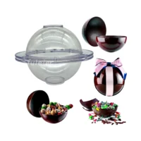 Ball Sphere Polycarbonate Chocolate Mould - Cake Tools - Polycarbonate Moulds - Close-up View
