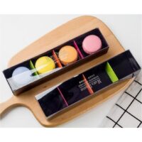 4 Cavity Macaron Box Transparent Lid (2)
