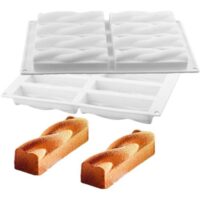 Twisted Rectangular Mousse Cake Silicone Baking Pan - Cake Tools - Baking Tools & Equipments - On Display