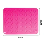 42 Cavity Heart Shape Macaron Silicone Baking Mat - Cake Tools - Baking matt - Product Detail