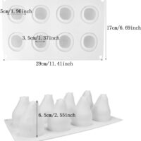 3D Pear Shape Mousse Cake Silicone Baking Pan - Cake Tools - Baking Tools & Equipments - Full View