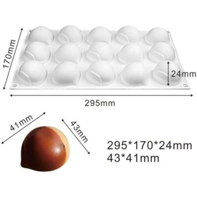 Chestnut Shape Mousse Cake Silicone Baking Pan - Cake Tools - Baking Tools & Equipments - Close-up View