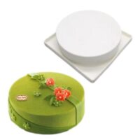 Round Disc Shape Mousse Cake Silicone Baking Pan - Cake Tools - Baking Tools & Equipments - Showing Size