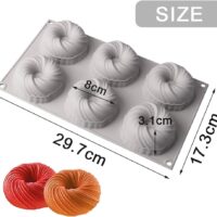 Spiral Mousse Cake Silicone Baking Pan - Cake Tools - Baking Tools & Equipments - On Display