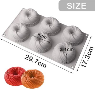 Spiral Mousse Cake Silicone Baking Pan - Cake Tools - Baking Tools & Equipments - On Display