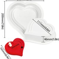 Heart Mousse Cake Silicone Baking Pan - Cake Tools - Silicon Baking pan - Product Detail
