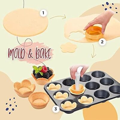 Pastry Dough Tamper Kit - Cake Tools - Cake Decorating Tools - Full View