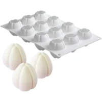 Tulip Flower Mousse Cake Silicone Baking Pan - Cake Tools - Mother's Day - Showing Size