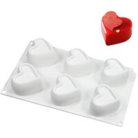 Concave Heart Mousse Cake Silicone Baking Pan - Cake Tools - Baking Tools & Equipments - Close-up View